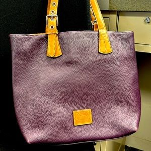 Dooney and Bourke bag with wallet. Purple